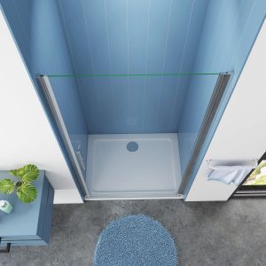 frameless pivot door for shower