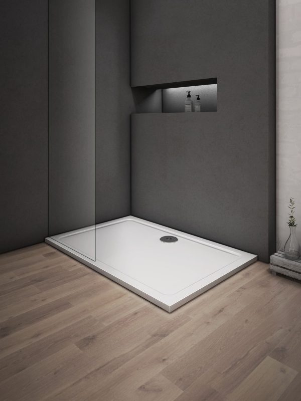 Rectangle Shower Tray Rectangle Shower Tray In White Mlh Products
