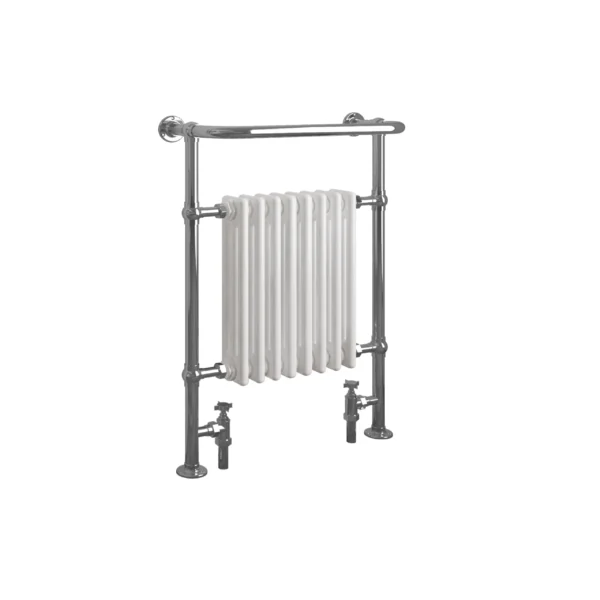 Horizontal Bathroom Radiator Victorian Style 952x659mm Traditional Cast Iron Columns White Vintage Radiator 1 W095 8 3H scaled W0 MLH PRODUCTS