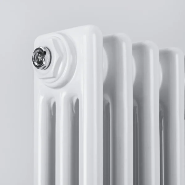 three column radiator white