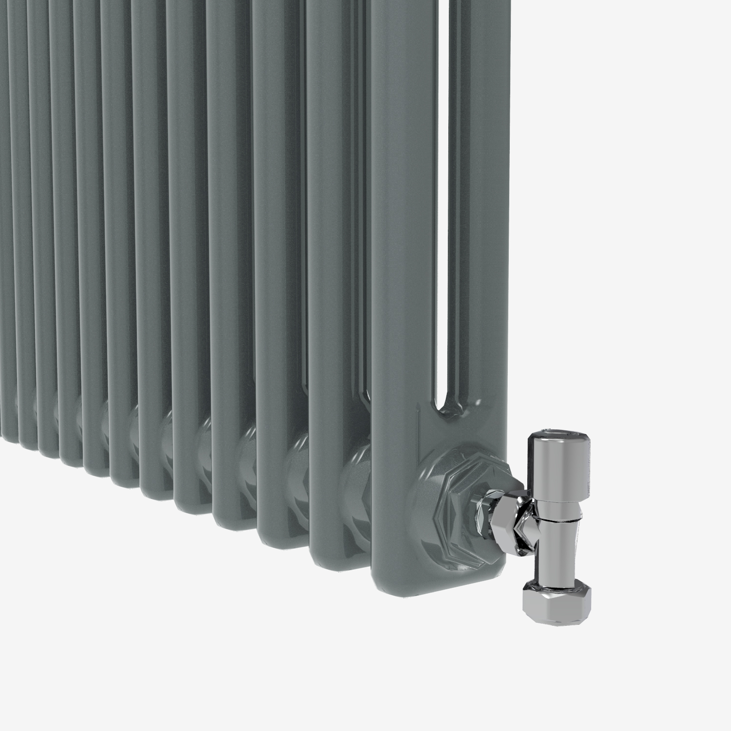 Horizontal 2 & 3 Column Radiators Anthracite Two Column Radiator Fitting CAHR MLH PRODUCTS