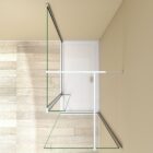 Walk In Wetroom Full Set Corner Fit 13 Walk In Wetroom Full Set Corner Fit silver walk in flipper end panel 1700 top MLH PRODUCTS